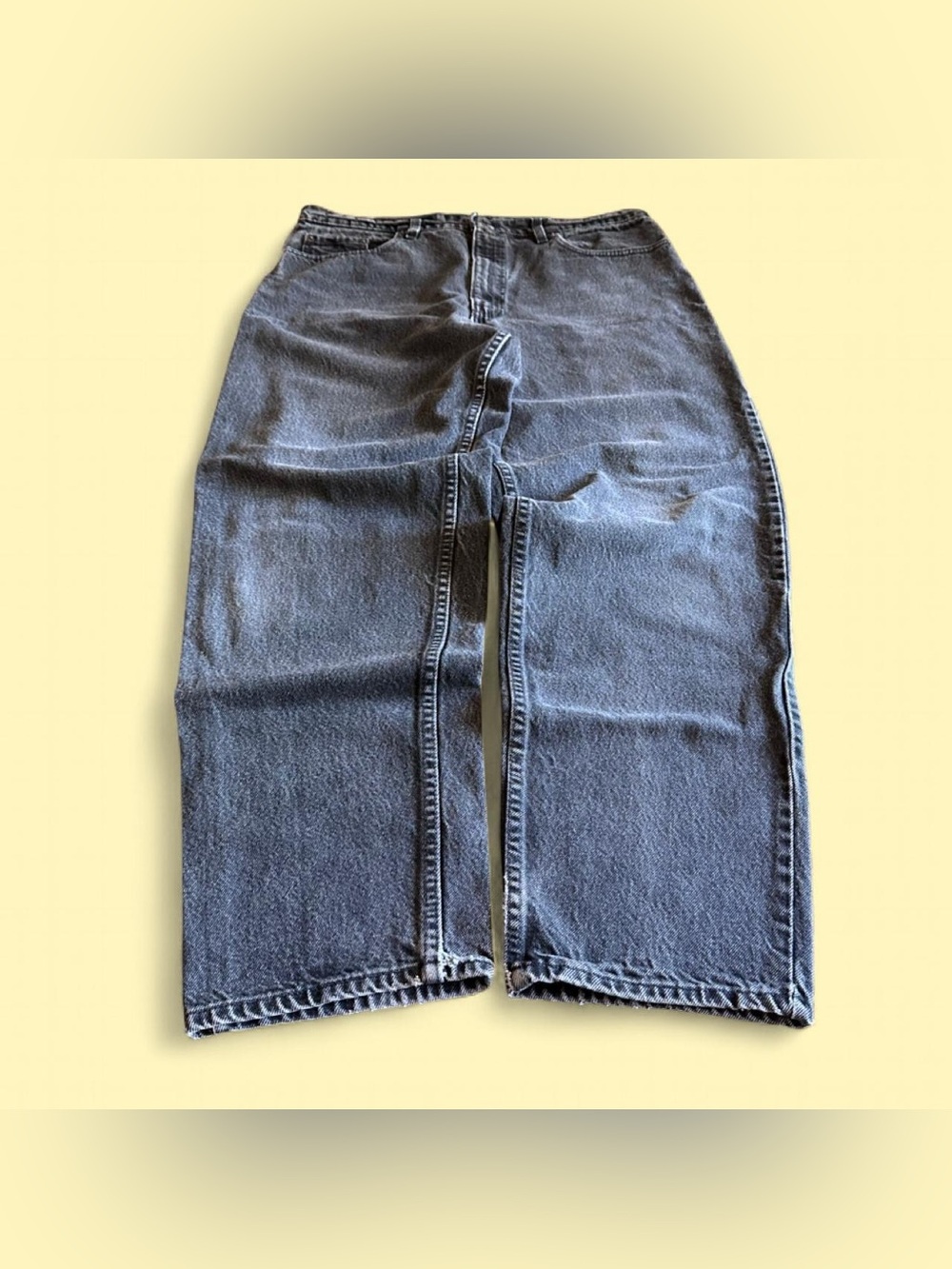 Vintage 90s Levi’s 550 Black Wash Jeans USA Made Men’s 36x32